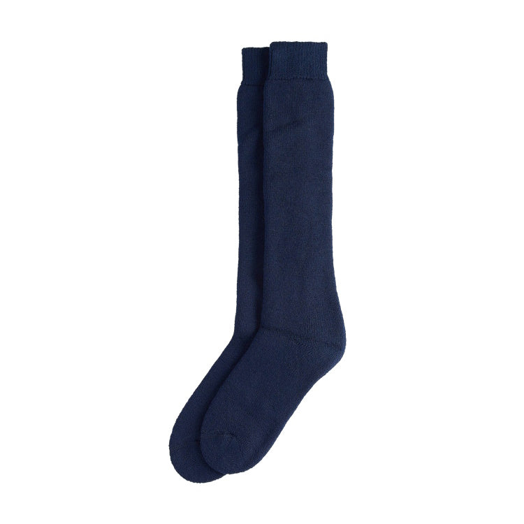 Barbour Wellington Knee Socks - Navy