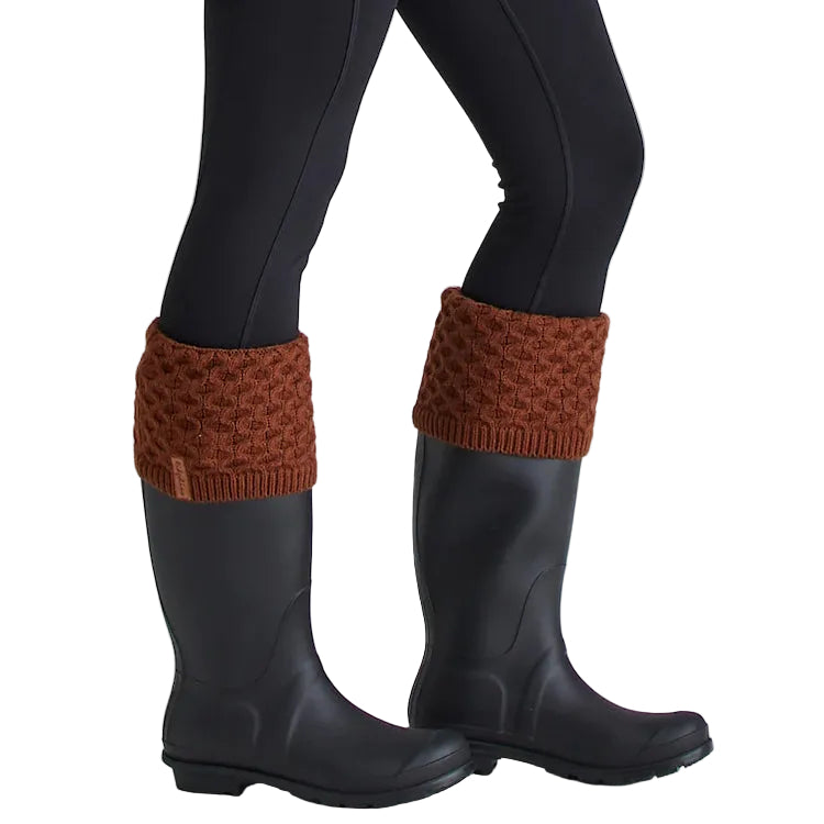 Ridgeline Double Cuff Welly Socks - Nutmeg
