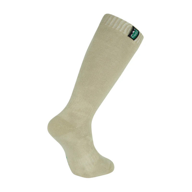 Ridgeline Full Length Cotton Work Socks - Olive Multi
