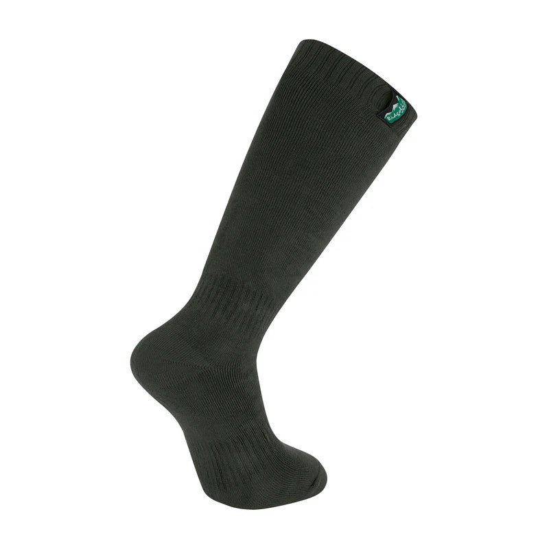 Ridgeline Full Length Cotton Work Socks - Olive Multi