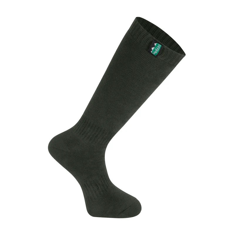 Ridgeline Full Length Cotton Work Socks - Olive Multi