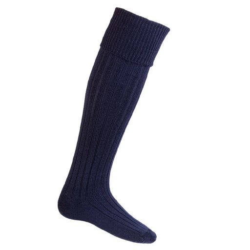 House of Cheviot Jura Stockings - Navy
