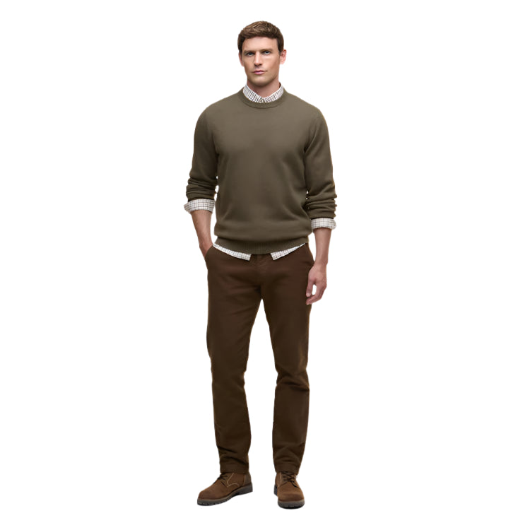 Barbour Kelson Crew Neck Sweater - Olive