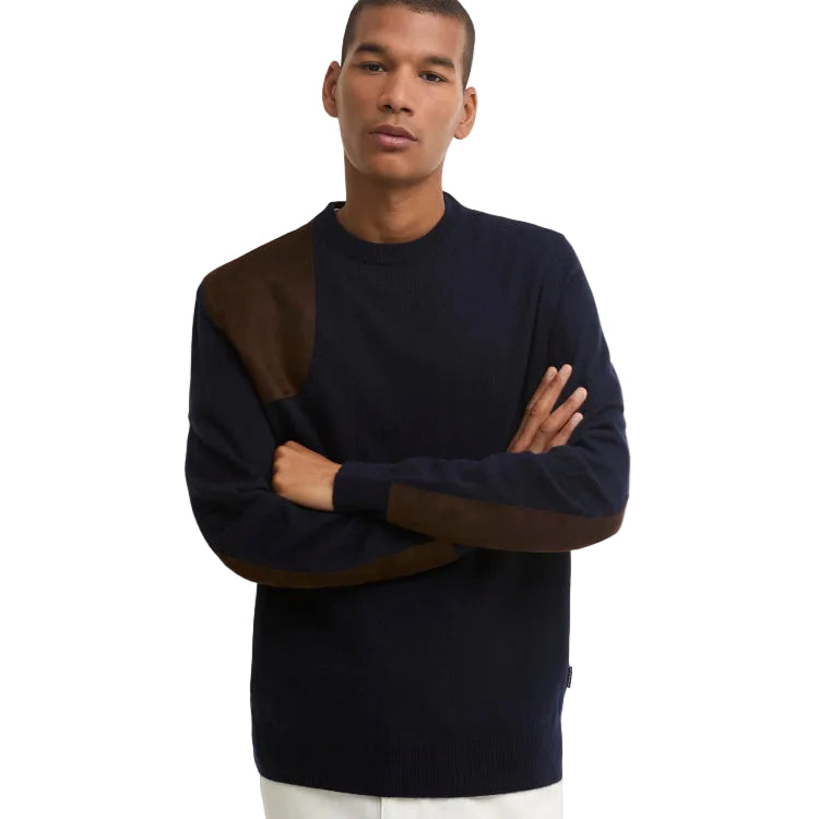 Barbour Whitworth Crew Neck Sweater - Dark Navy