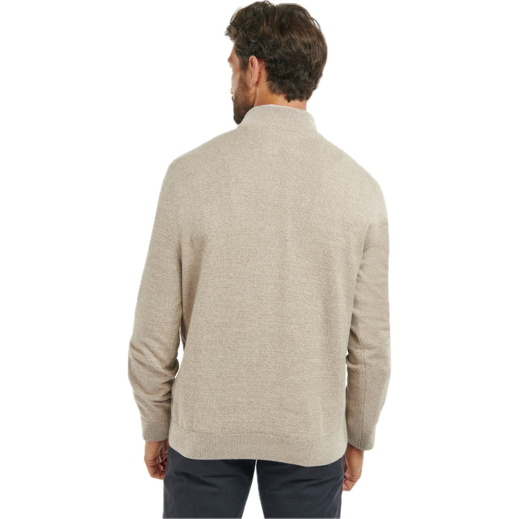 Barbour Firle Half Zip Sweater - Stone Marl