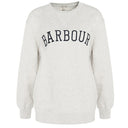 Barbour Ladies Northumberland Sweatshirt - Cloud/Navy