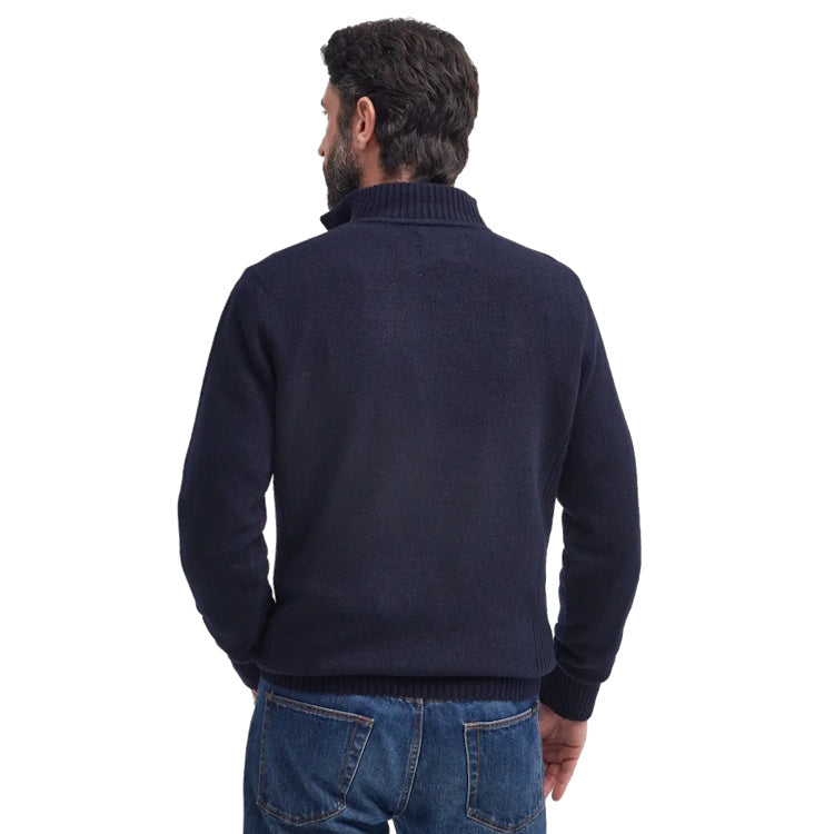 Barbour Nelson Essential Half Zip Sweater - Navy