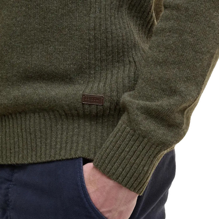 Barbour Nelson Essential Half Zip Sweater - Seaweed