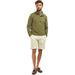 Barbour Egglescliff Overlayer Sweater - Ivy Green