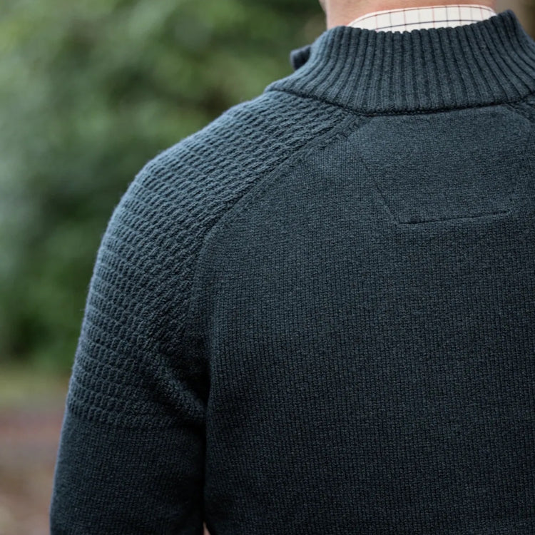 Harkila Vincent Merino Half Zip Pullover - Dark Navy