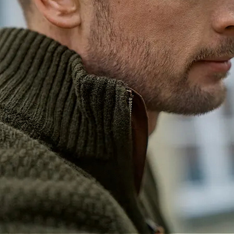 Harkila Vincent Merino Half Zip Pullover - Rosin