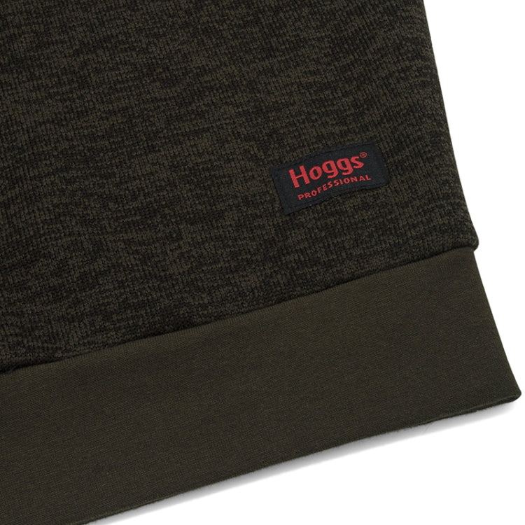 Hoggs Of Fife Green King II 1/4 Zip Knit Sweater