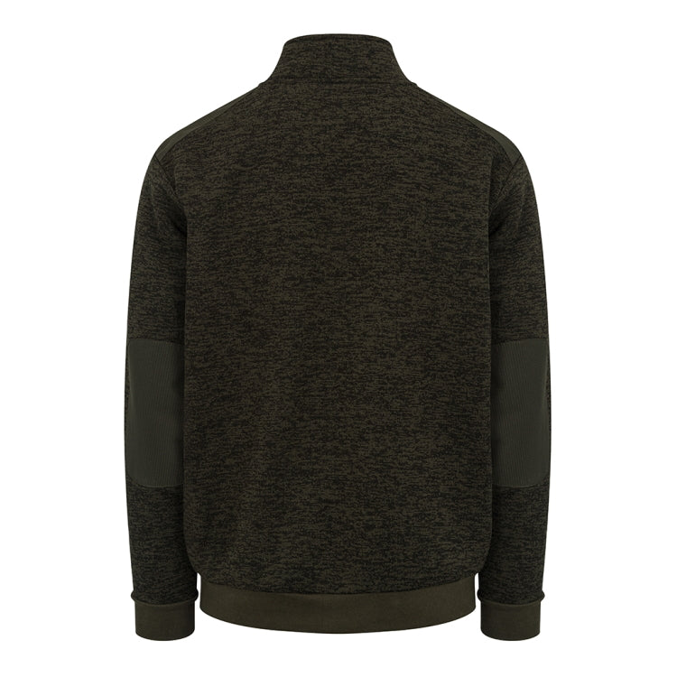 Hoggs Of Fife Green King II 1/4 Zip Knit Sweater