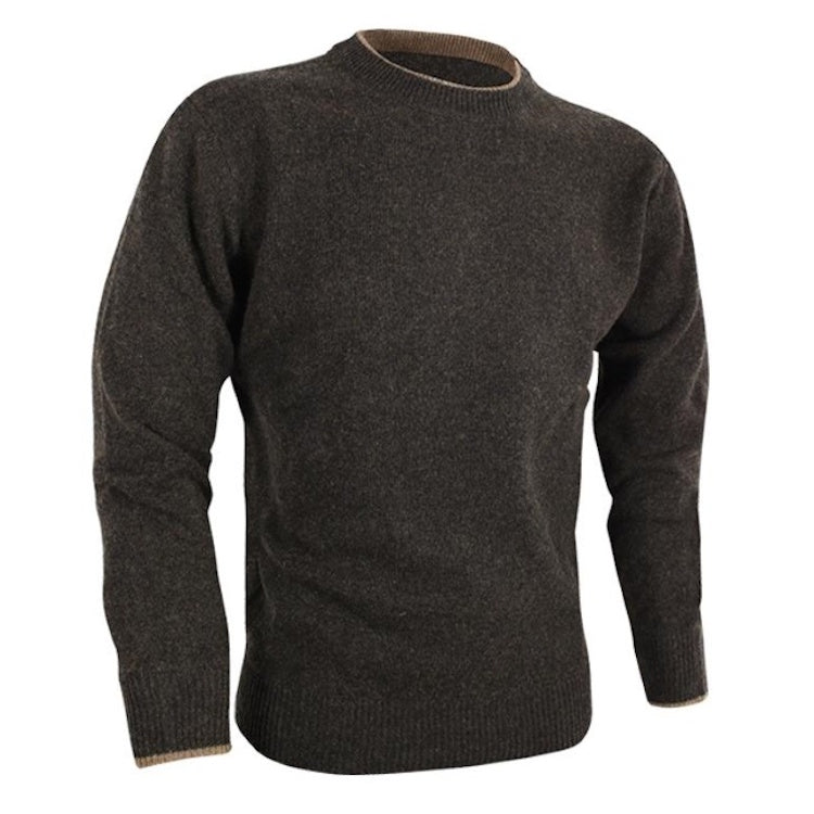 Jack Pyke Ashcombe Crew Neck Sweater - Dark Olive