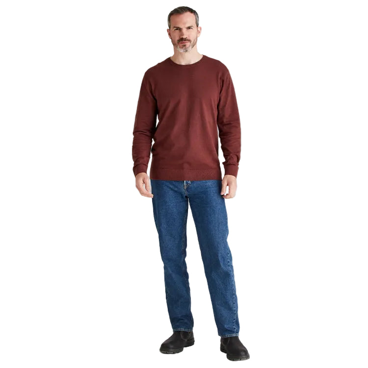 Ridgeline Hartland Crew - Oxblood