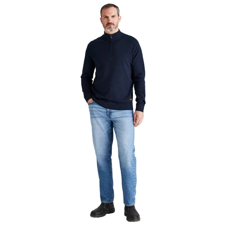 Ridgeline Hartland 1/4 Zip Neck - Navy