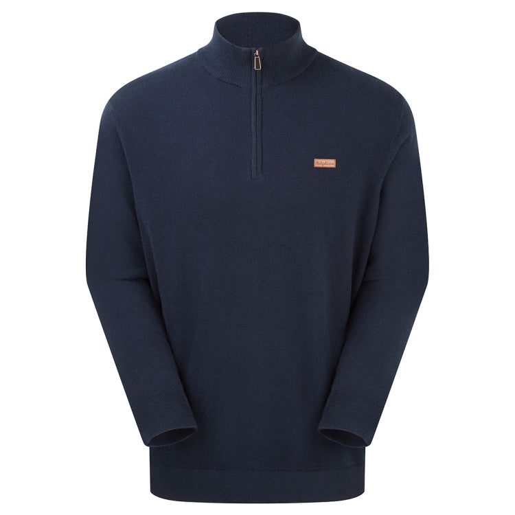 Ridgeline Hartland 1/4 Zip Neck - Navy