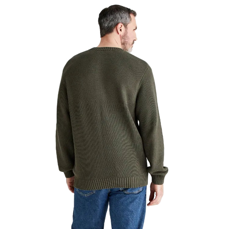 Ridgeline Journeyman Knit Jumper - Moss