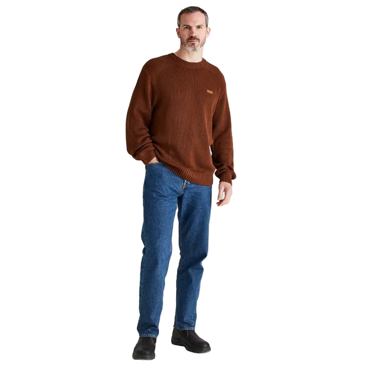 Ridgeline Journeyman Knit Jumper - Nutmeg