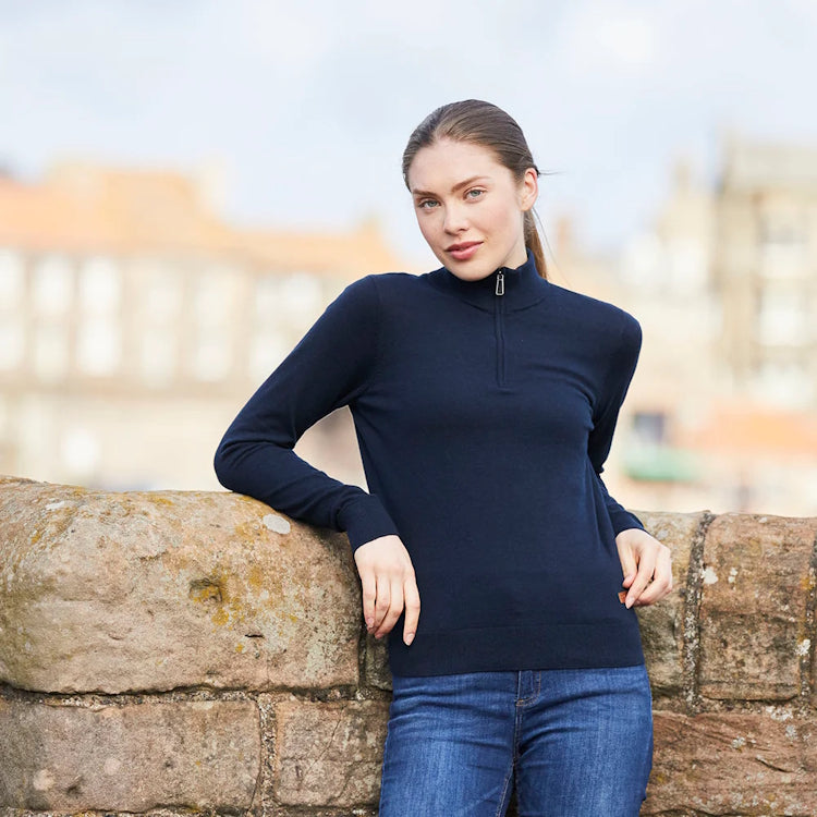 Ridgeline Ladies Melford 1/4 Zip - Navy