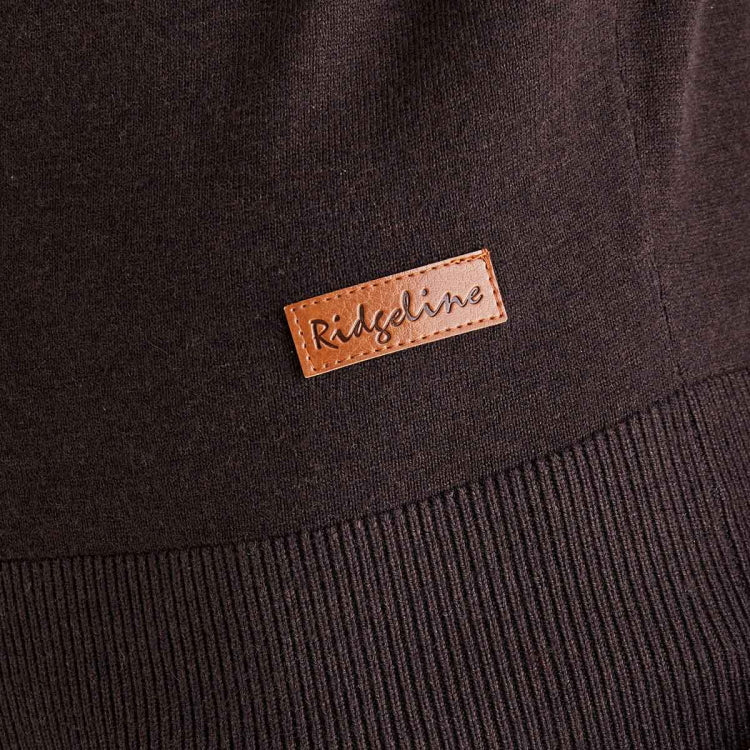 Ridgeline Ladies Melford Roll Neck - Deep Bark