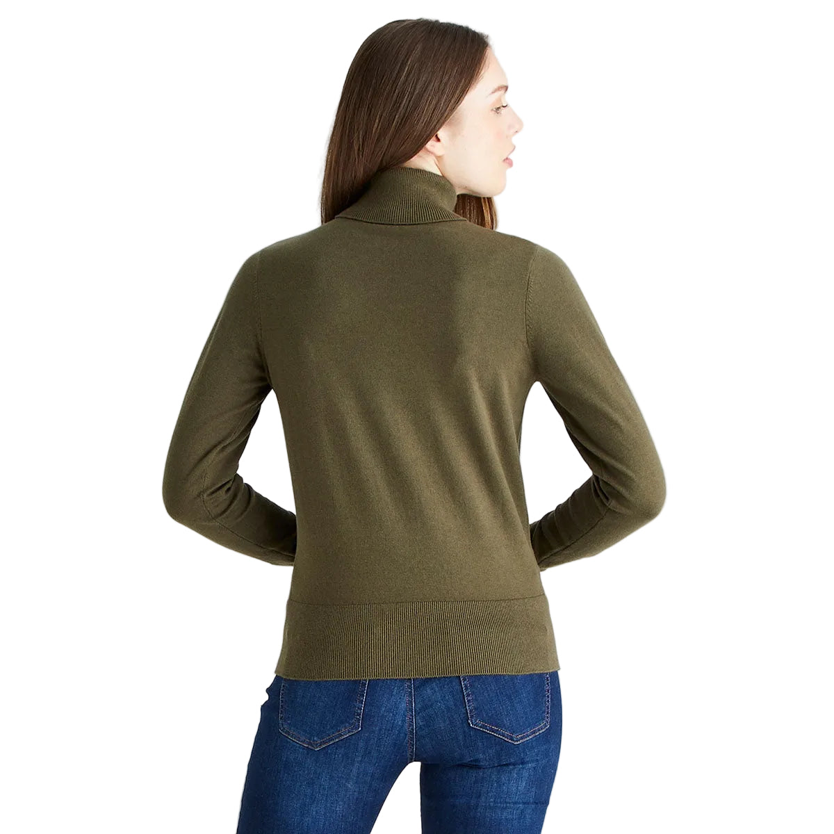 Ridgeline Ladies Melford Roll Neck - Khaki Green