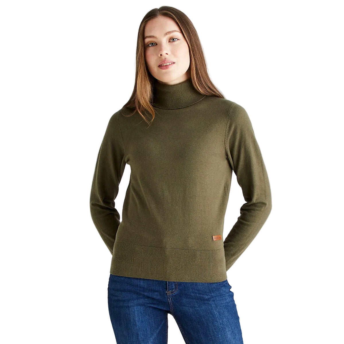 Ridgeline Ladies Melford Roll Neck - Khaki Green