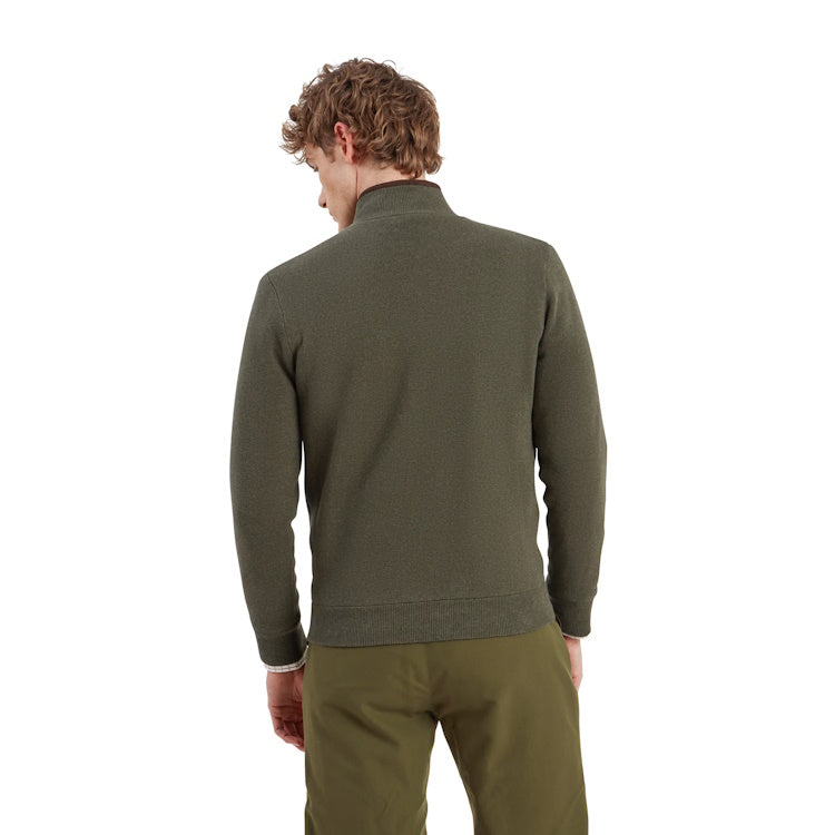 Schoffel Angus Aerobloc 1/4 Zip Jumper - Woodland