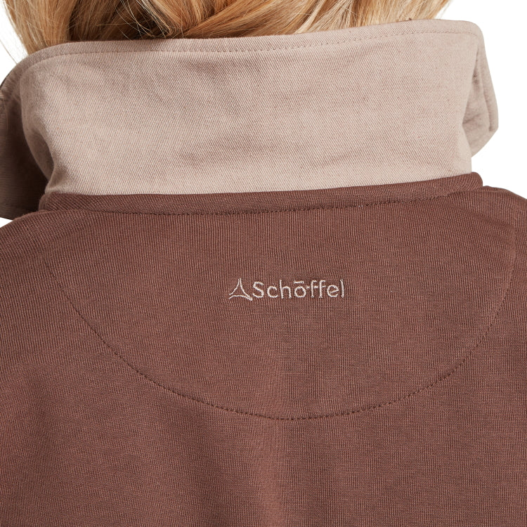 Schoffel Ladies Horseley Rugby Sweatshirt - Chocolate