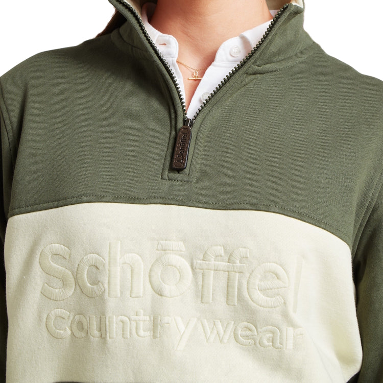 Schoffel Ladies St Agnes Sweatshirt - Beetle Green