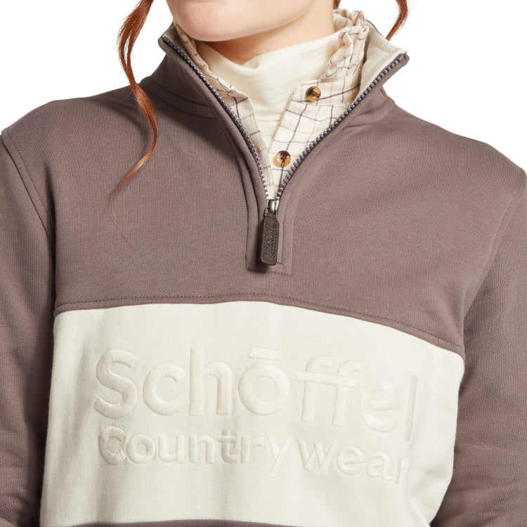 Schoffel Ladies St Agnes Sweatshirt - Truffle