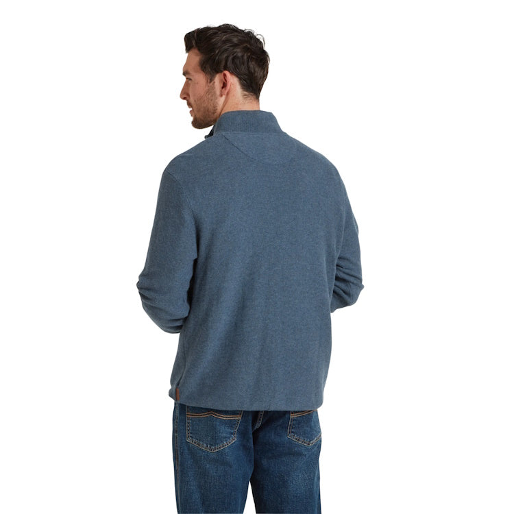 Schoffel Porthleven 1/4 Zip Jumper - Dark Pigeon Blue