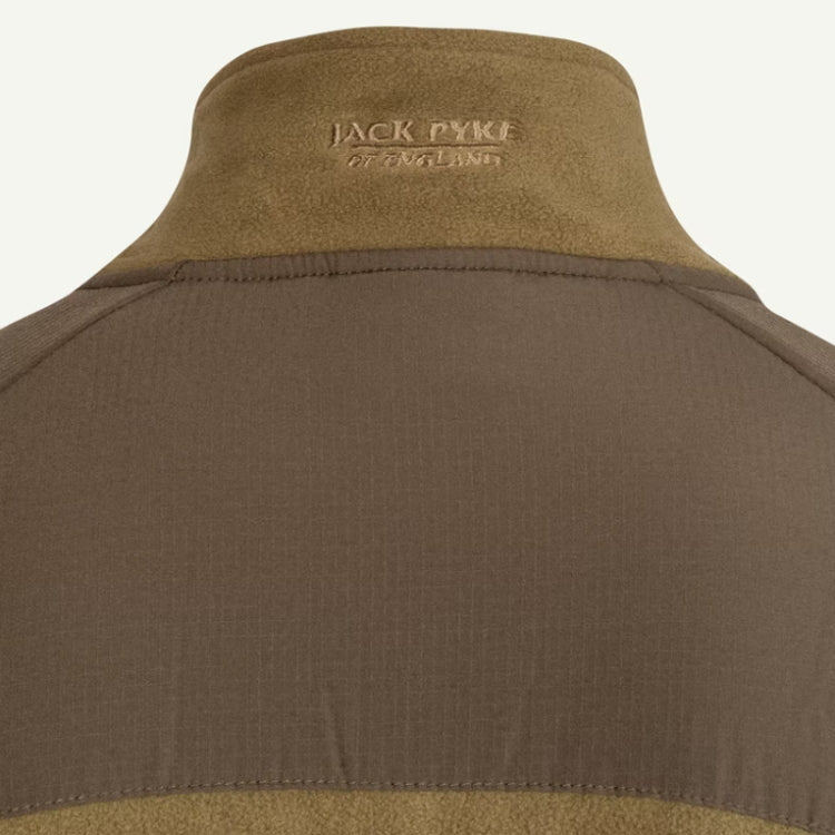 Jack Pyke Bleasdale Half Zip Fleece Top - Dark Mustard