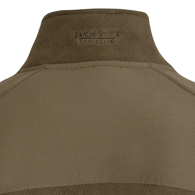 Jack Pyke Bleasdale Half Zip Fleece Top - Dark Olive