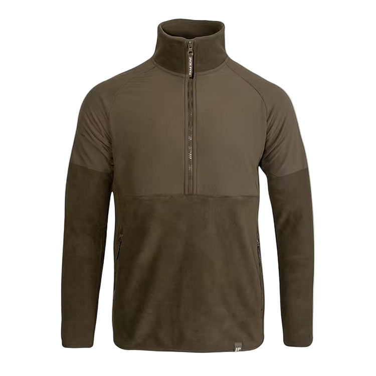Jack Pyke Bleasdale Half Zip Fleece Top - Dark Olive