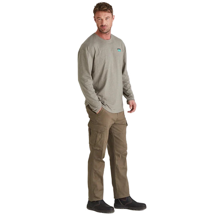 Ridgeline Baseline Top - Smokey Olive Marl