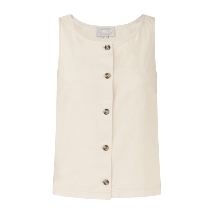 Schoffel Ladies Elsworth Linen Top - Oat