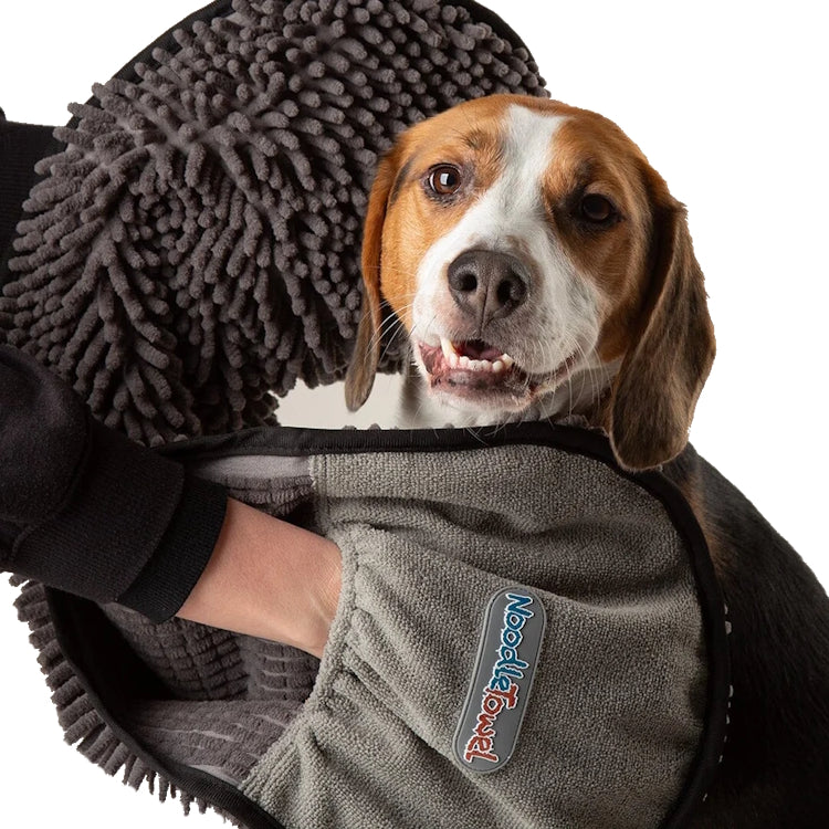 Scruffs Noodle Dog Drying Towel - Grey