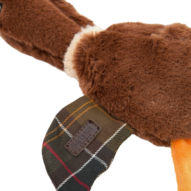 Barbour Dog Flying Duck Toy - Brown