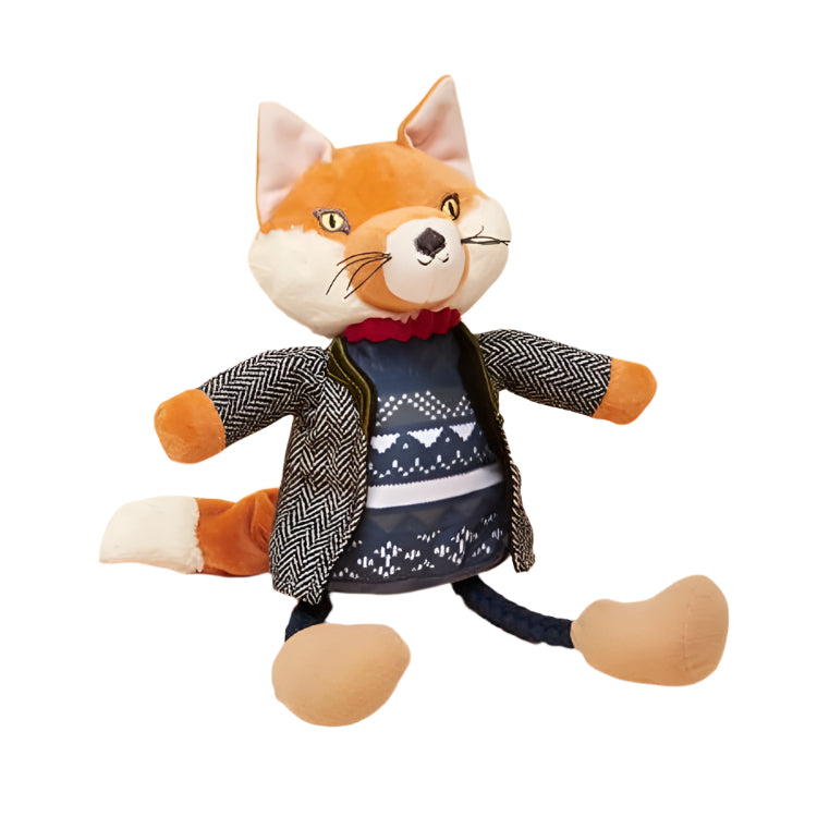Joules Jonty Tweedy Fox Dog Toy