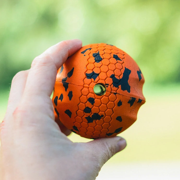 Non-Stop Dogwear Dog Ball - Orange/Black