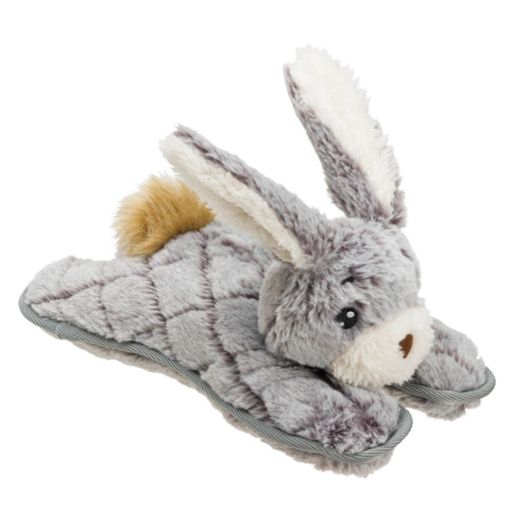 House of Paws Quilted Plush Rabbit Dog Toy