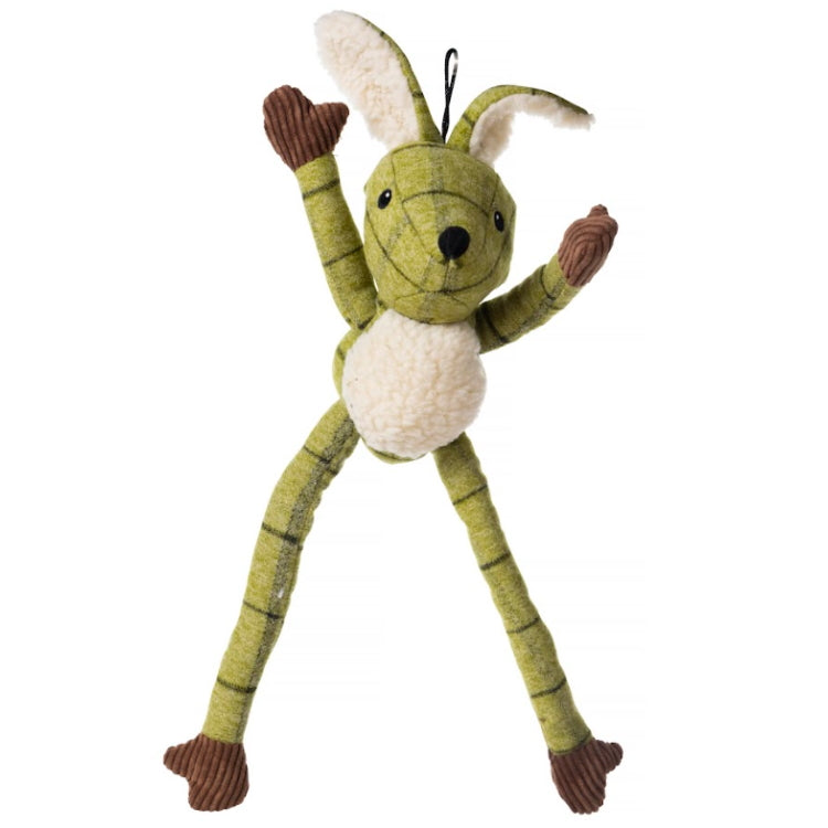 House of Paws Tweed Plush Long Legs Dog Toy - Hare