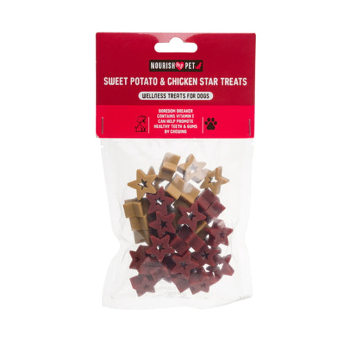 House of Paws Nourish My Pet Dog Treats - Sweet Potato and Chicken Star Treats