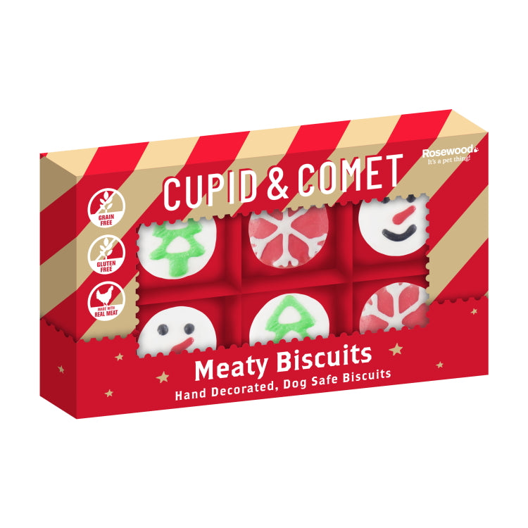 Rosewood Christmas Meaty Biscuits - 6 pieces