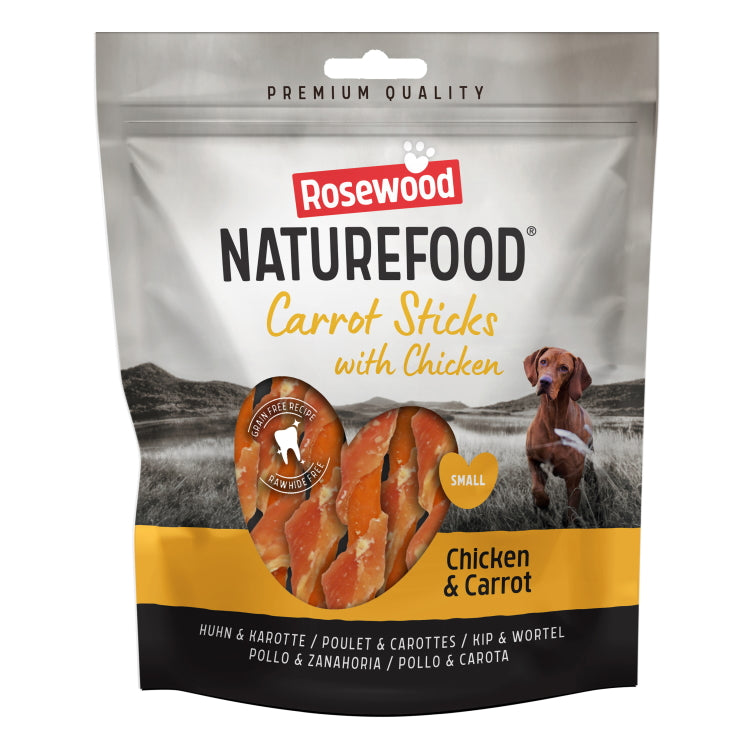 Rosewood Naturefood Dog Treats - Chicken Carrot Sticks Value Pack 320g