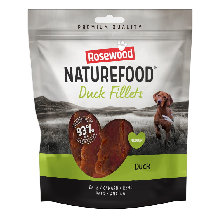 Rosewood Naturefood Dog Treats - Duck Fillets Value Pack 320g