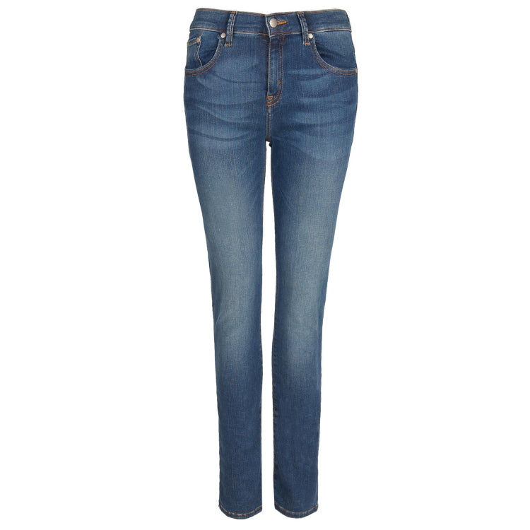 Barbour Ladies Essential Slim Jeans - Worn Blue