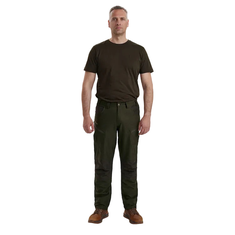 Deerhunter Chasse Trousers - Olive Night Melange