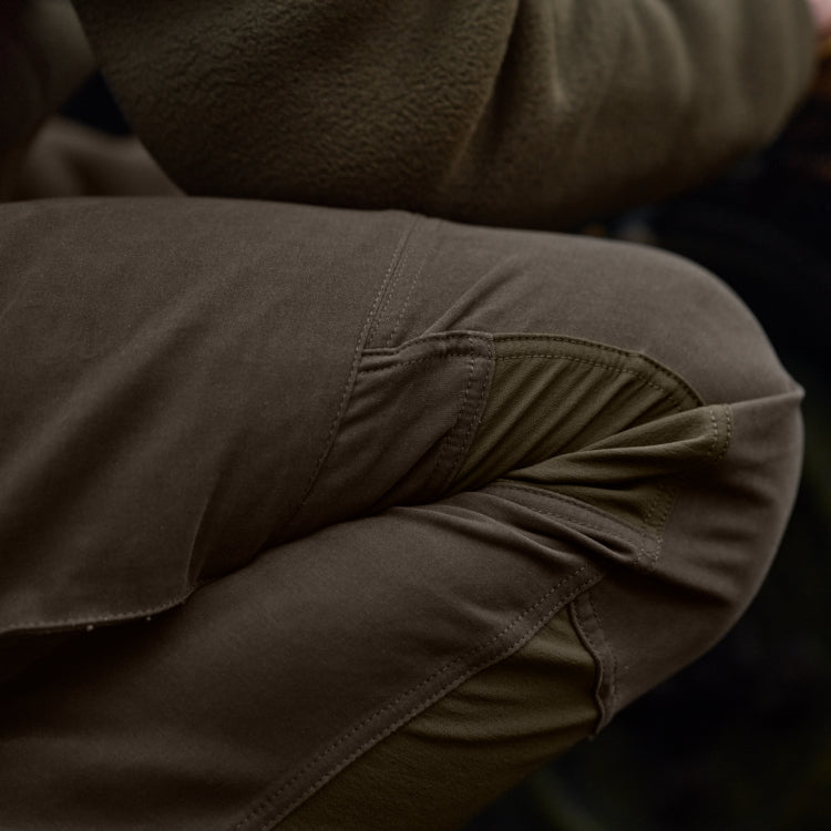 Harkila Hill Trousers - Willow Green/Brown